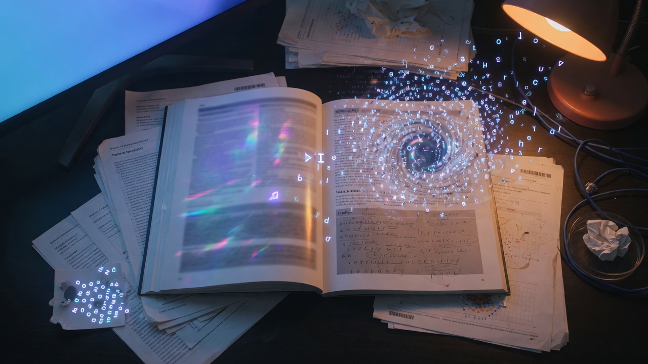 Biomedical papers dissolving into AI-polished phrasing